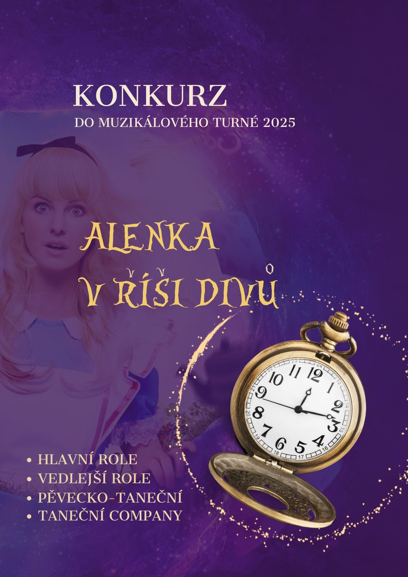 Přečtete si více ze článku 🎭 KONKURZ NA MUZIKÁLOVÉ TURNÉ „ALENKA V ŘÍŠI DIVŮ“ 🎶